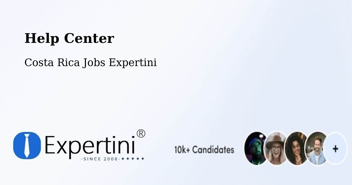 Help Center - Costa Rica Jobs Expertini