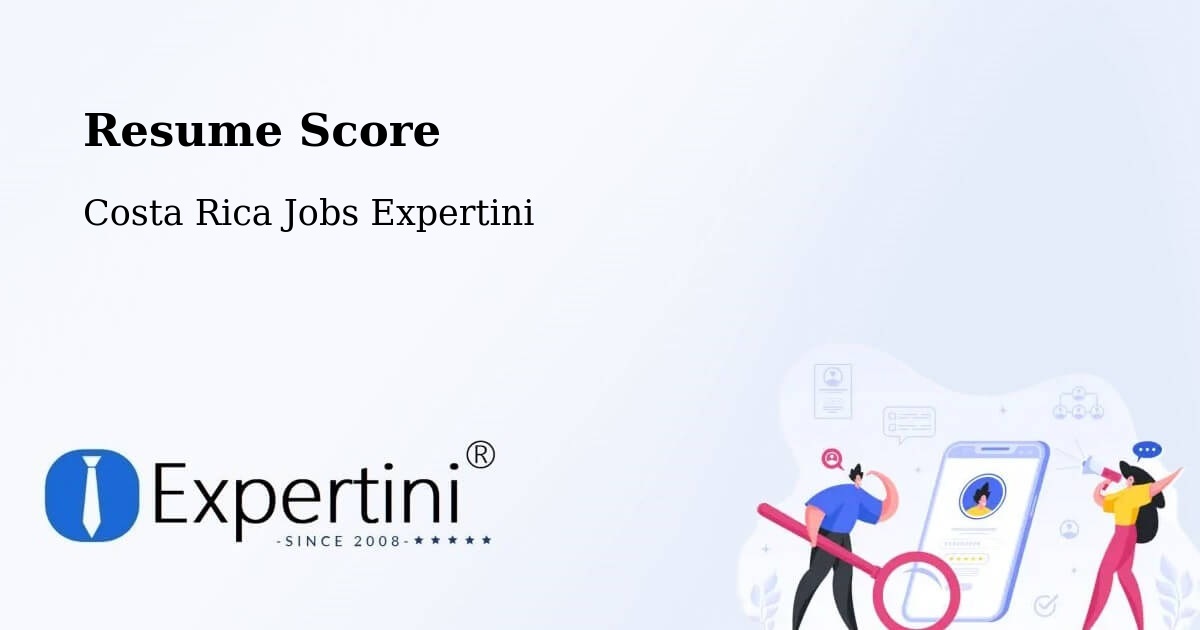 Resume Score - Costa Rica Jobs Expertini